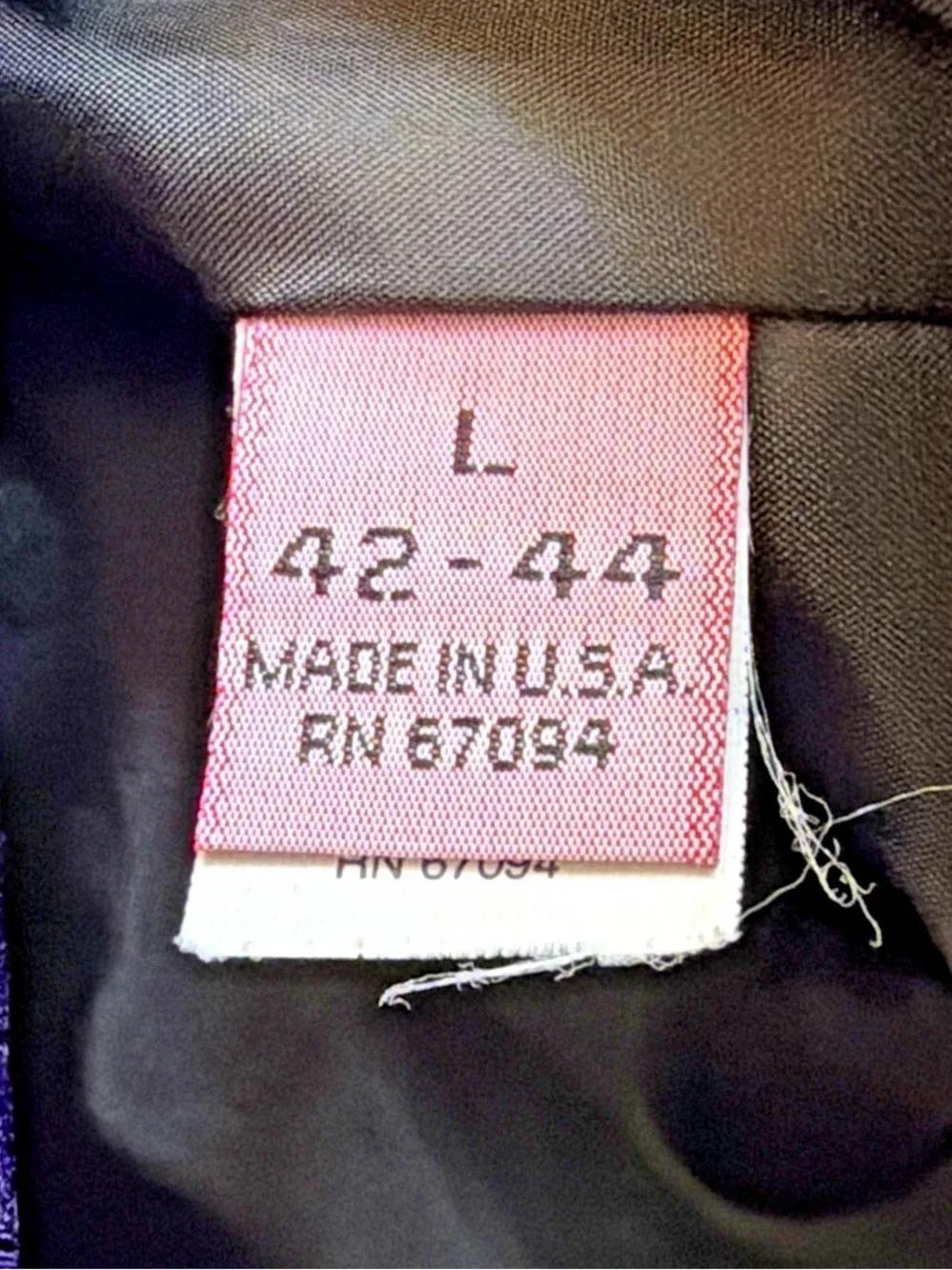 Perry Ellis Suit Vest Men's L Purple Black 8 Button Dress Formal Wedding Belted